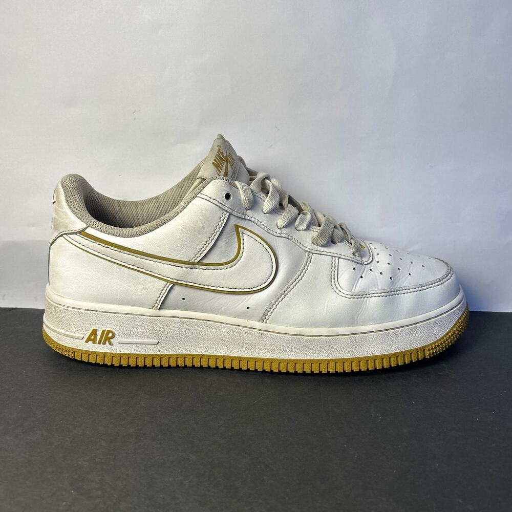Mens Nike Air Force 1 '07 'White Bronzine' Size 10